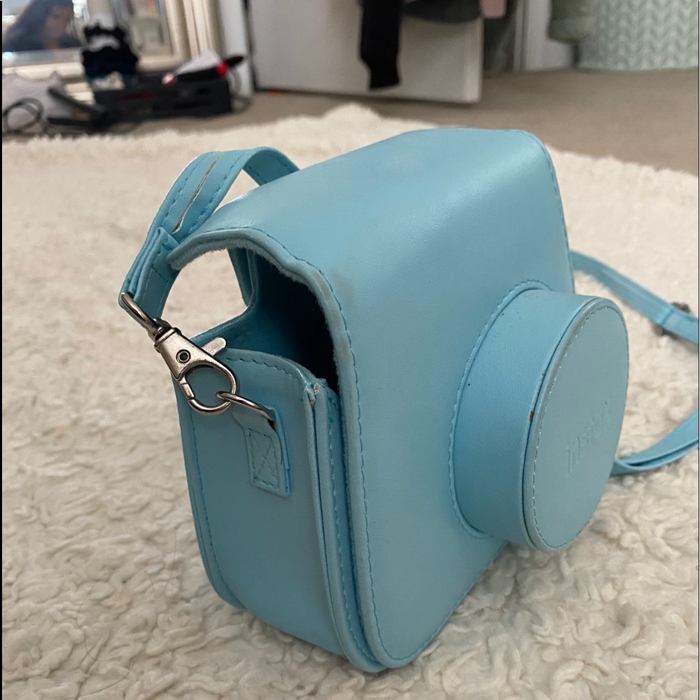 Light Blue Instax Polaroid Camera Case